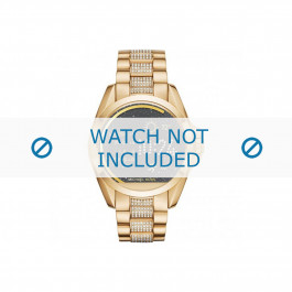 Uhrenarmband Michael Kors MKT5002 Stahl Vergoldet 22mm