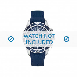 Uhrenarmband Nautica A15103G / NAPSDG004 Silikon Blau 22mm