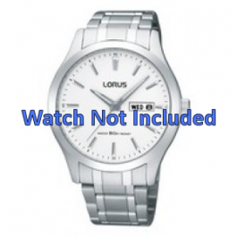 Lorus Uhrenarmband VX43-X074 Stahl Silber 20mm 