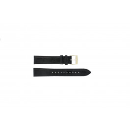 Seiko Uhrenarmband 7N32-0DE0 Leder Schwarz 18mm 