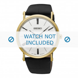 Seiko Uhrenarmband SKP396P1 / 7N39 0CA0 Leder Braun 24mm