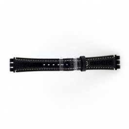Uhrenarmband Swatch (alt.) ES.IRON-3.05 Leder Blau 19mm