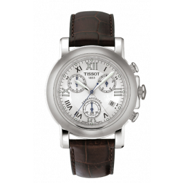 Tissot Uhrenarmband T600013408 Leder Braun 20mm + braunen nähte