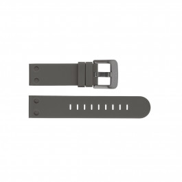 TW Steel Uhrenarmband TWB589 Silikon Grau 22mm