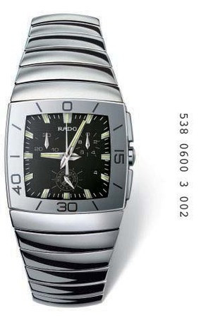 Uhrenarmband Rado 01.538.0600.3.002 / R070449610 Keramik Grau