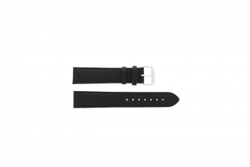 Uhrenarmband Universal 054.01.18 Leder Schwarz 18mm