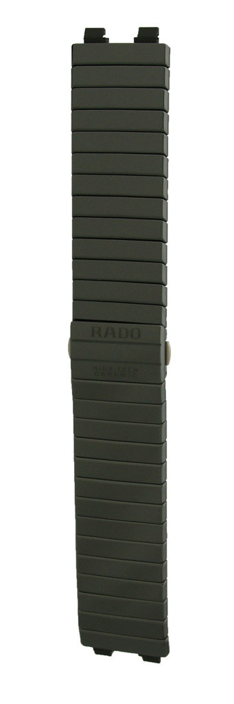 Uhrenarmband Rado 152.0347.3 / R21347152 / R070459910 Keramik Schwarz