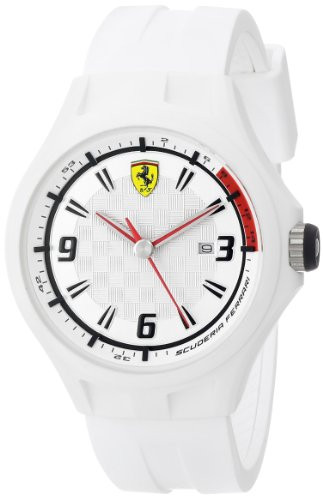 Uhrenarmband Ferrari SF101.1 / 0830003 / SF689309000 Kautschuk Weiss 22mm