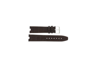 Uhrenarmband Jacques Lemans 1-1213-BR Leder Braun 6mm
