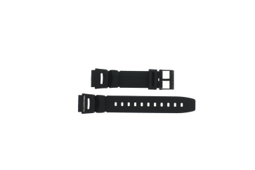 Casio Uhrenarmband 10120788 Kunststoff Schwarz 18mm 