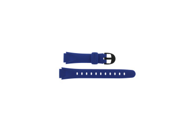 Casio Uhrenarmband 10128140 Kunststoff Blau 14mm 