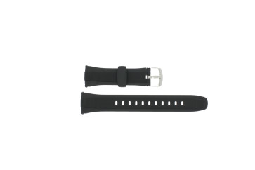 Casio Uhrenarmband 10152407 Gummi Schwarz 22mm 