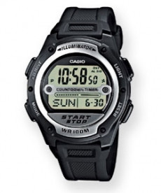 Casio Uhrenarmband 10287400 Kunststoff Schwarz 18mm 