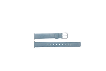 Uhrenarmband Casio LA670WEL-2AEF / LA670WEL-2A / 10487164 Leder Blau 13mm