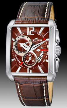 Uhrenarmband Lotus 15536-2 Leder Braun 26mm