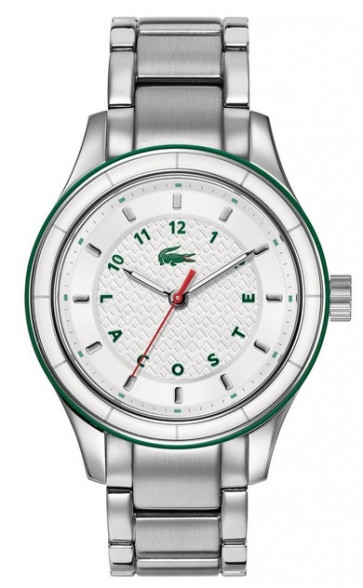 Lacoste Uhrenarmband 2000743 / LC-66-3-29-2405 Metall Silber 18mm
