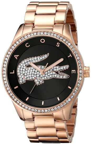 Uhrenarmband Lacoste 2000871 / LC-74-3-34-2478S Stahl Rosé 10mm