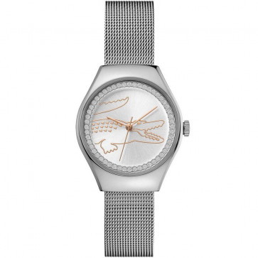 Lacoste Uhrenarmband 2000895 / LC-85-3-14-2605 Metall Silber 14mm