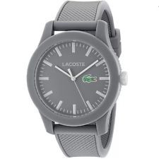 Lacoste Uhrenarmband 2010767 / LC-79-1-47-2791 Kautschuk Grau 21mm