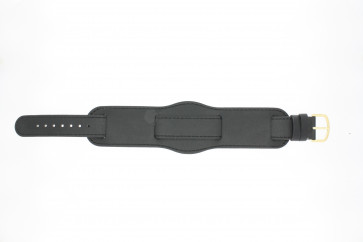 Uhrenarmband Universal 273R.01 Leder Schwarz 18mm
