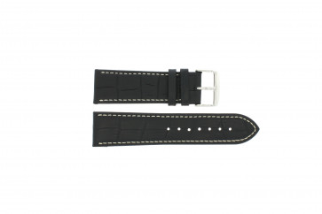 Uhrenarmband Universal 308L.01 XL Leder Schwarz 18mm