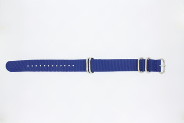 Uhrenarmband Universal 409.05.20 Textil Blau 20mm