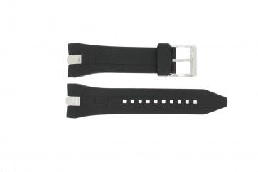 Uhrenarmband Seiko 5M54-0AB0 / SRN013P1 / 4A601JTR Kautschuk Schwarz 26mm