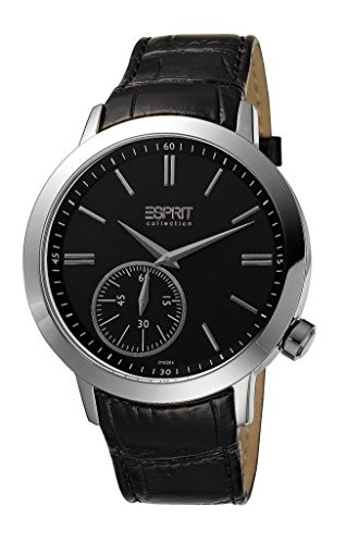 Uhrenarmband Esprit ES101002 Leder Schwarz 22mm