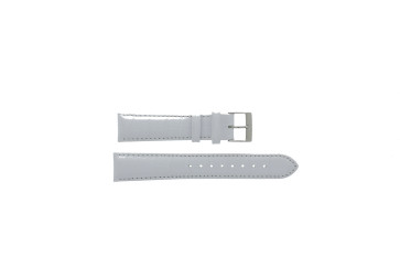 Uhrenarmband Hugo Boss 659302209 / 2209 / HB-91-3-14-2207S Leder Weiss 18mm