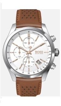 Uhrenarmband Hugo Boss HB-297-1-14-2955 / 659302763 / HB1513475 Leder Cognac 22mm