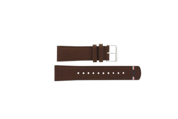 Uhrenarmband Tommy Hilfiger TH1791629 / 679302441 / TH-383-1-14-2723 Leder Braun 22mm