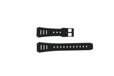 Casio Uhrenarmband 71603087 Kunststoff Schwarz 19mm 