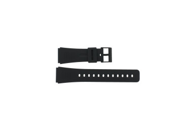 Casio Uhrenarmband 71603998 Kunststoff Schwarz 22mm 