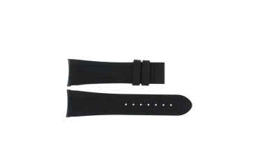 Uhrenarmband Edox 80088 Silikon Schwarz 24mm