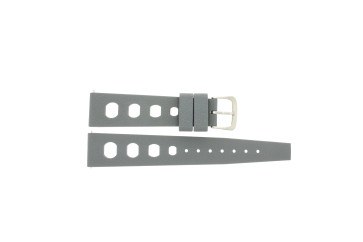 Uhrenarmband Universal 841.00 Kautschuk Grau 20mm