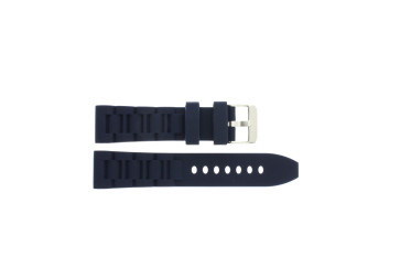 Uhrenarmband Universal 896.06 Kautschuk Blau 20mm