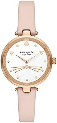 Uhrenarmband Kate Spade New York KSW9049 Leder Rosa 16mm