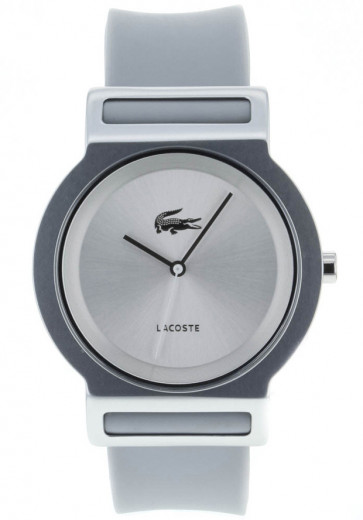 Lacoste Uhrenarmband 2000697 / LC-38-3-22-2322 Kautschuk Grau 20mm