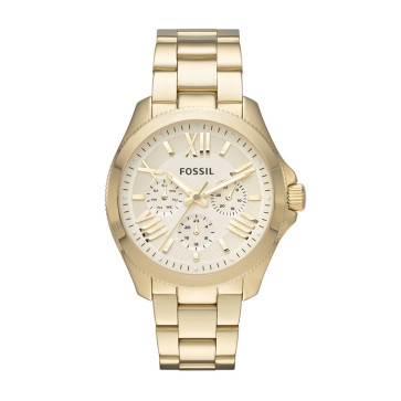 Uhrenarmband Fossil AM4510 Stahl Vergoldet 20mm