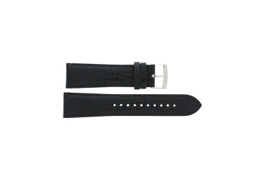 Armani Uhrenarmband AR0409 Leder Schwarz 23mm
