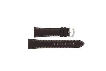 Uhrenarmband Armani AR0573 Leder Braun 22mm