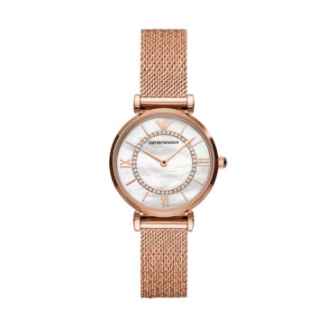 Uhrenarmband Armani AR11320 Milanese Rosé 14mm