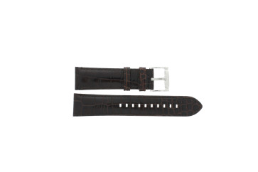 Uhrenarmband Armani AR2419 Leder Braun 22mm