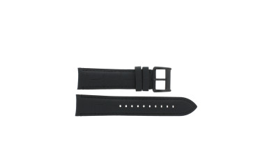 Uhrenarmband Armani AR5916 Leder Schwarz 22mm