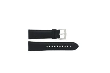 Uhrenarmband Armani AR6039 Leder Schwarz 23mm