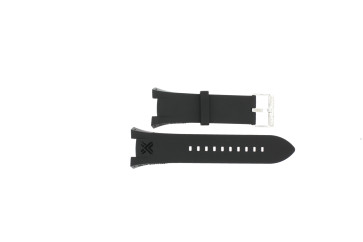 Armani Uhrenarmband AX1042 Silikon Schwarz 32mm