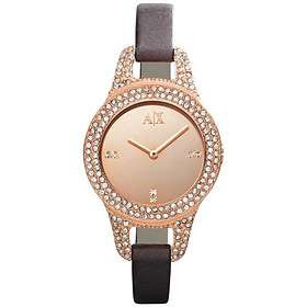 Uhrenarmband AX4134 Leder Braun 8mm