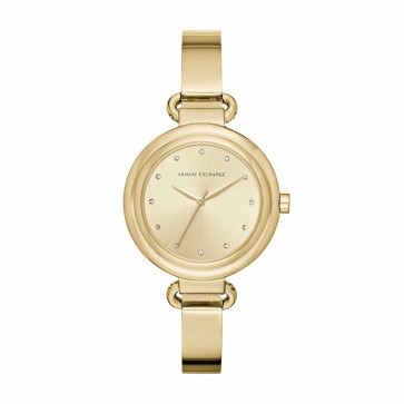 Uhrenarmband Armani Exchange AX4240 Stahl Vergoldet 12mm