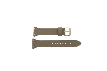 Uhrenarmband Armani Exchange AX4506 Leder Beige 22mm
