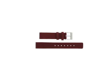 Uhrenarmband Davis BB1204R Leder Rot 14mm